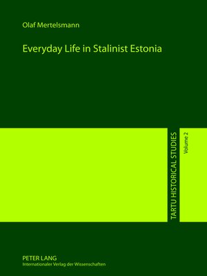 cover image of Everyday Life in Stalinist Estonia